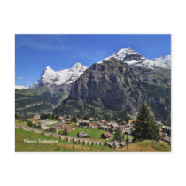 Mürren, Switzerland - Schweiz Postcard