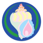 Muschel Seeschnecke clam sea snail stickers