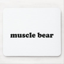 MUSCLE BEAR MOUSEPAD