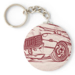 Muscle car keychain