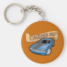 Muscle car keychain