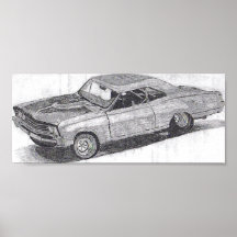 MUSCLE CAR PRINT