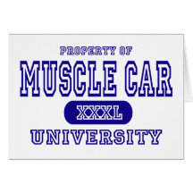 Muscle Car University Cards