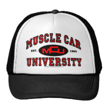 Muscle Car University Hats