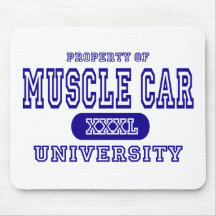 Muscle Car University Mouse Pads