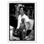 muscle figure greeting card