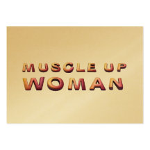 Muscle SUPÉRIEUR vers le haut de fille Modèles De Cartes De Visite