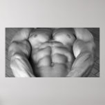 Musclular Chest Poster #2000