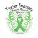 Muscular Dystrophy Butterfly 3 Stickers