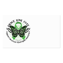 Muscular Dystrophy Butterfly Tribal 2 Business Card Templates
