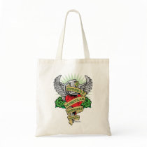 Muscular Dystrophy Dagger Canvas Bags
