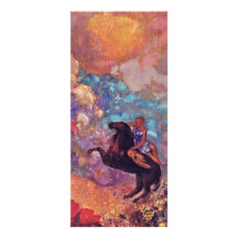 Muse On Pegasus By Redon Odilon (Best Quality) Rack Card