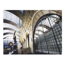 "Musee d'Orsay" Paris Museum Watercolor Postcard