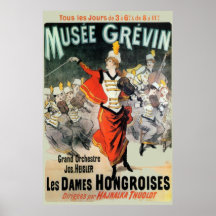 Musee Grevin Vintage Reissue Poster