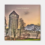 Musegg Wall And Mount Pilatus Lucerne Switzerland Fridge Magnets