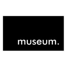 museum. business cards