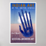 Museum Modern Art Indian 1938 WPA Print