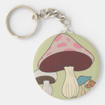 Mushroom Grouping Keychains