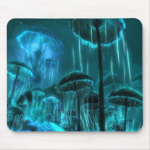 Mushroom Jellyfish Mousepad