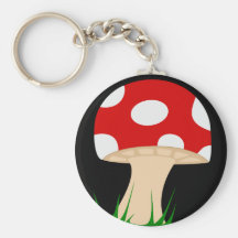 Mushroom Keychain