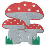 Mushroom Patch Fantasy Fae Fairy Design embroidered shirts