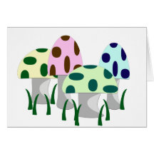 Mushroom Patch Greeting Card