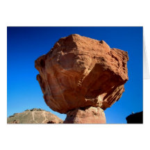 Mushroom Rock, Tinna National Park, Israel Cards