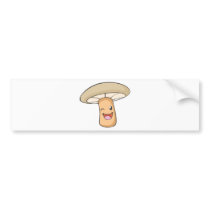Mushroom Shirt : Cute Happy Mushroom Shirt Bumper Sticker