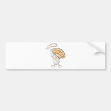 Mushroom Shirts - Mushroom Chef Baker Dough Bumper Stickers