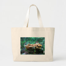 mushroom village canvas bags