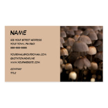 Mushrooms Business Card