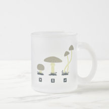 Mushrooms (food, poison, high) coffee mug
