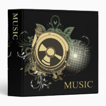 MUSIC 3 RING BINDERS
