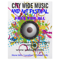 Music and Arts Festival Flyer