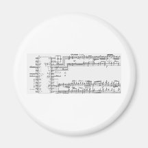 Music and Circuits Refrigerator Magnet