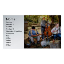Music Band - Organ - The bands back together again Business Card Templates