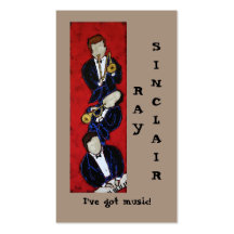 music business card