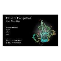 Music business  card business card