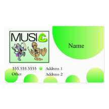 Music Business Cards