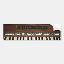 "Music" CD label bumper sticker