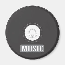 Music CD Refrigerator Magnets
