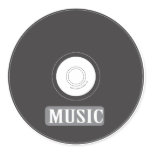Music CD Sticker