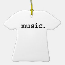 music. christmas tree ornament