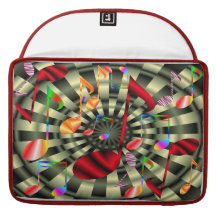 Music Circle -   Rickshaw Flap Sleeve MacBook Pro Sleeve