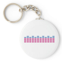 music club sound equalizer key chains