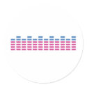 music club sound equalizer stickers