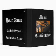 Music Coordinator Binders