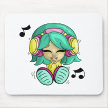Music cutie mouse pads