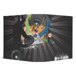 music dee jay 3 ring binder