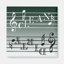 Music Dishwasher Indicator Magnets